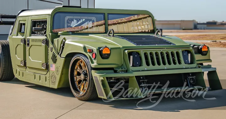 Humvee 6×2, il veicolo militare si trasforma in una supercar a sei ruote