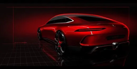 Mercedes-AMG: a Ginevra la GT ha due porte in più | Teaser