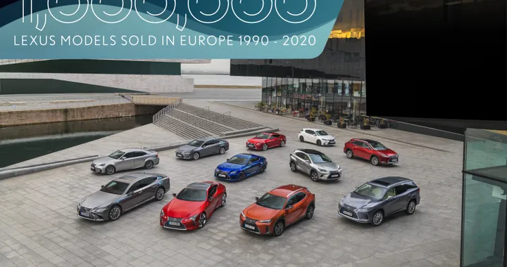 Lexus taglia il traguardo del milione di auto vendute in Europa