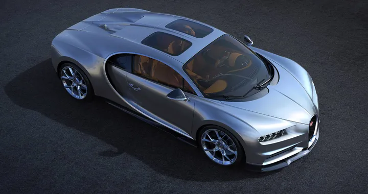 Bugatti Chiron, a Pebble Beach col tetto panoramico Sky View