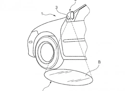 Ford brevetta il proiettore da specchietto per le elettriche