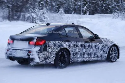 BMW M3: la versione 2014 nei test invernali