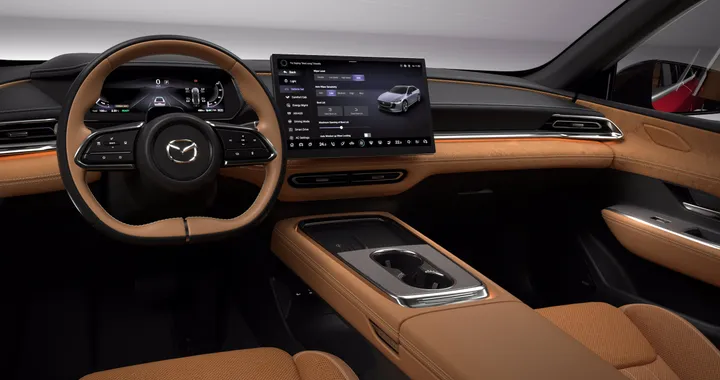 Mazda 6e, interni e tecnologia della nuova berlina elettrica