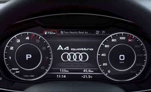 Audi A4: Audi Virtual Cockpit in video
