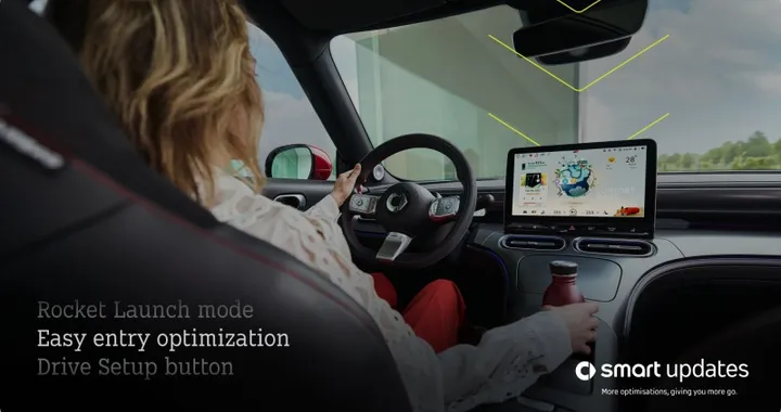 Smart rilascia il sesto aggiornamento OTA per i modelli elettrici