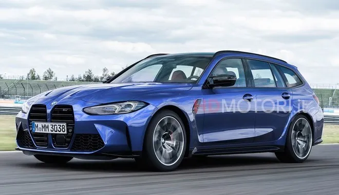 BMW mostra la coda della sua M3 Touring