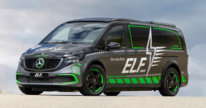 Mercedes ELF mostra il futuro della ricarica, tra bidirezionalità e soluzioni senza cavi
