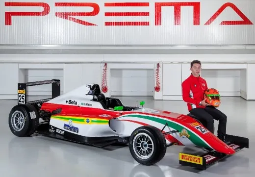 Formula 4: Giuliano Raucci con PREMA