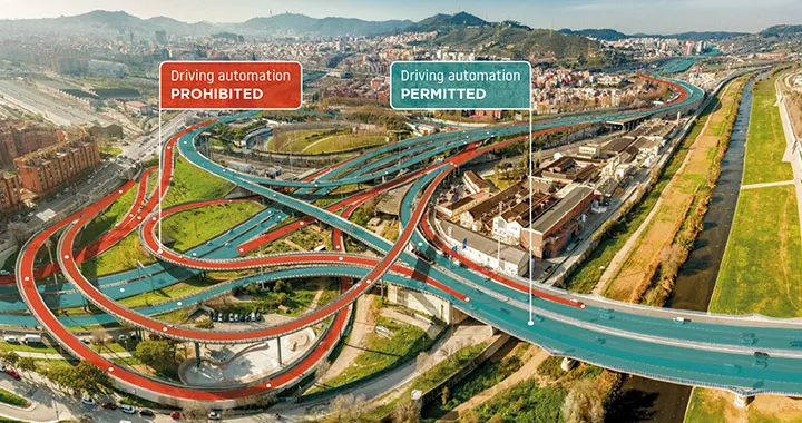 TomTom RoadCheck ti dice dove è possibile utilizzare la guida autonoma