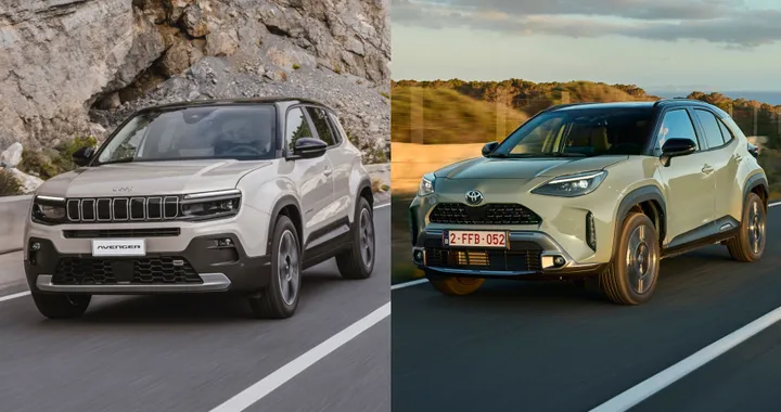 Jeep Avenger vs Toyota Yaris Cross, B-SUV best seller a confronto. Versioni e prezzi