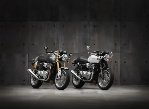 Triumph Thruxton e Thruxton R: caratteristiche e foto