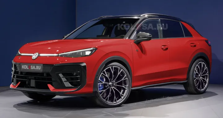 Nuova Volkswagen T-Roc R, un render anticipa il crossover sportivo da 333 CV
