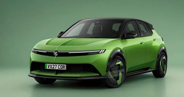 Nuova Opel Corsa 2027: motori ibridi ed elettrici. Un render se l'immagina così