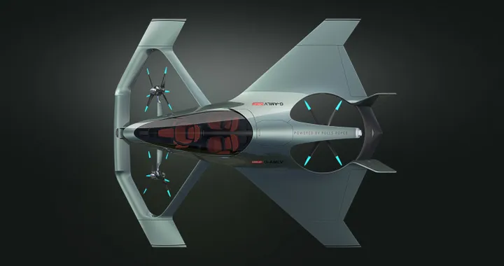 Aston Martin Volante Vision Concept: velivolo ibrido sviluppato con Rolls-Royce