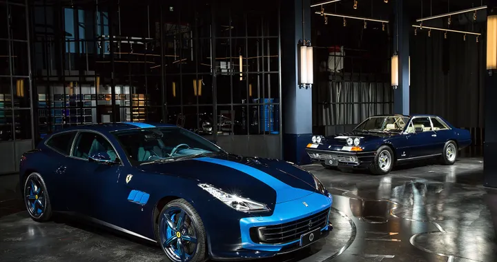 Ferrari GTC4 Lusso: a Lapo Elkann piace Azzurra