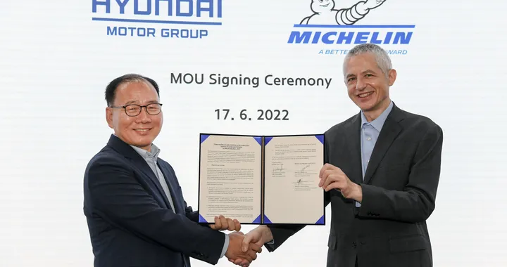 Hyundai e Michelin svilupperanno pneumatici per auto elettriche