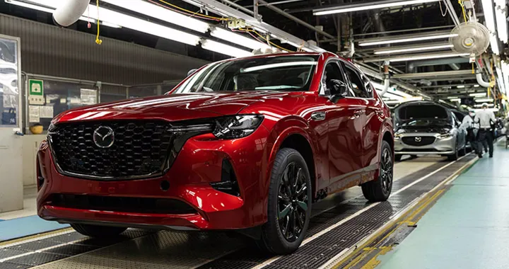 Mazda, al via la produzione della nuova CX-60