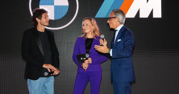Presentata a Milano la BMW M5 MotoGP Safety Car. A celebrarla anche Vale Rossi
