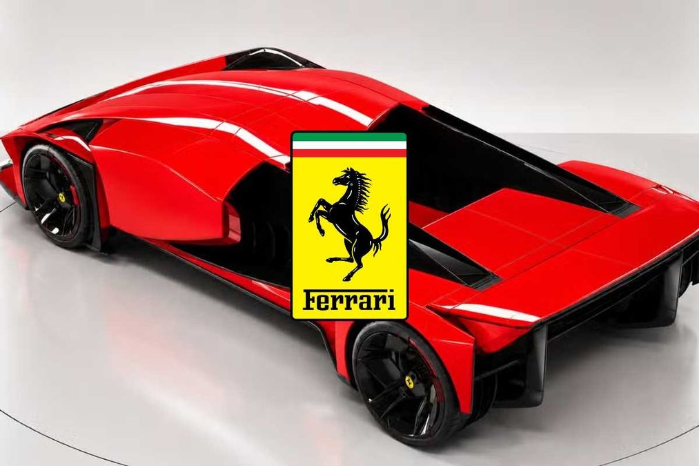 Un'auto di lusso con carrozzeria che cambia forma in movimento, tecnologia avanzata e design futurista