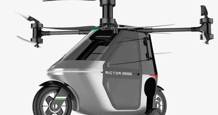 Skyrider X1: dalla Cina la moto volante con capacità anfibie