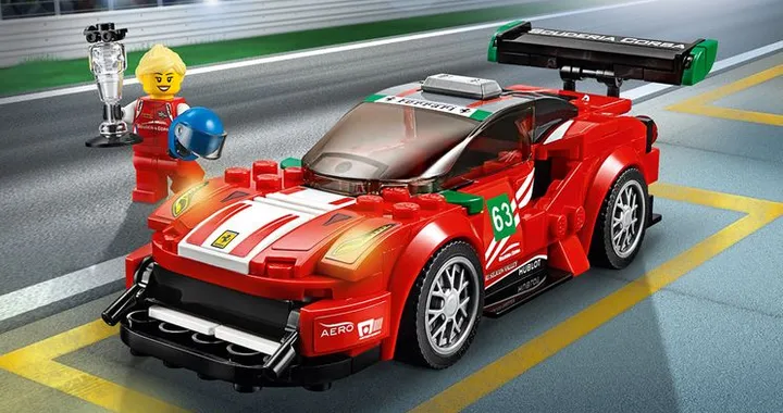 Ferrari alla 12 Ore di Sebring con la 488 GT3 (in Lego)