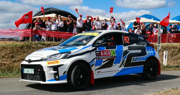 Toyota ha messo alla prova la GR Yaris ad idrogeno al rally del Belgio