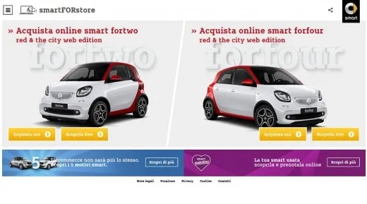 SmartForStore: l'auto si compra online