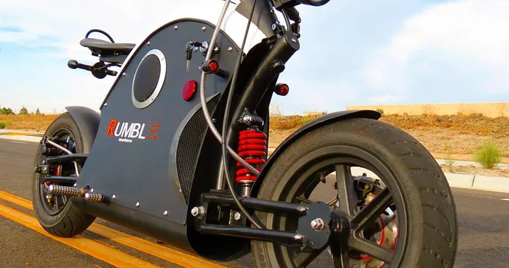 Rumble, lo scooter elettrico che suona come una superbike