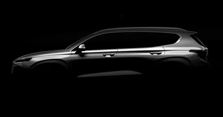 Hyundai Santa Fe: prima immagine della quarta generazione