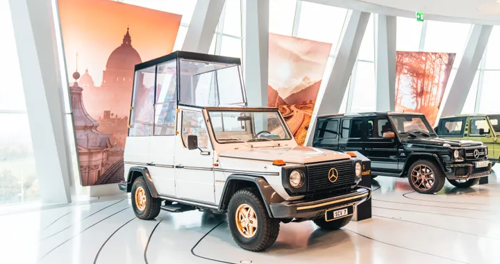 Papamobile, 40 anni fa il debutto sulla Mercedes Classe G