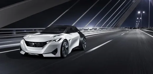 Peugeot Fractal: la nuova coupe-cabriolet elettrica
