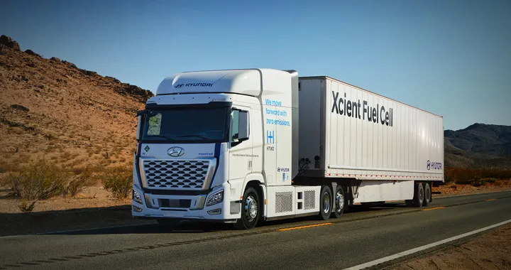 Hyundai porta i suoi camion XCIENT Fuel Cell sulle strade della California