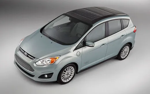 Ford C-Max Solar Energi: il concept a pannelli solari al CES