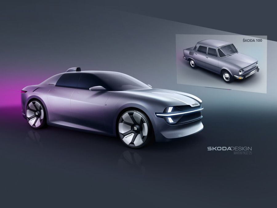 Skoda rende omaggio alla sua storia reinterpretando in chiave moderna la Skoda 100