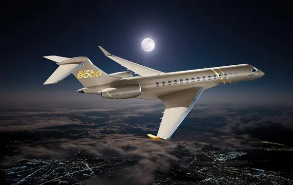 Bombardier Global 8000: unico jet privato al mondo che supera la barriera del suono