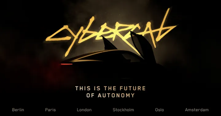 Tesla Cybercab, il robotaxi a guida autonoma in tournée in Europa