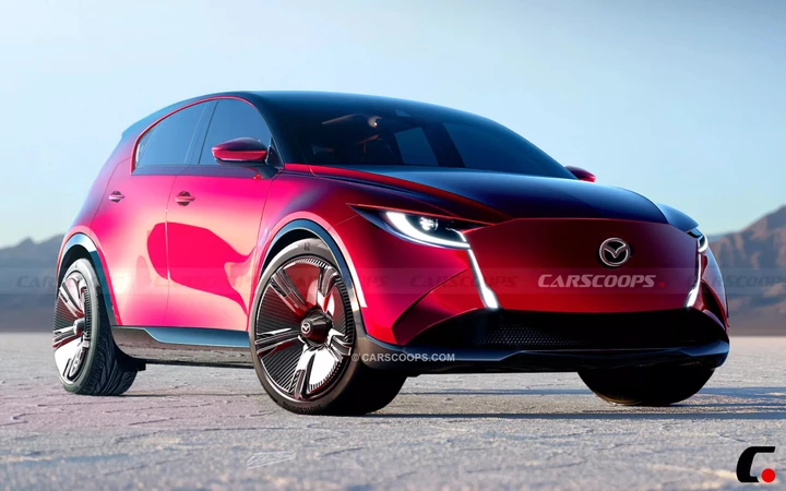 Nuova Mazda2, questo render prova ad immaginarsi la citycar: se fosse davvero così?
