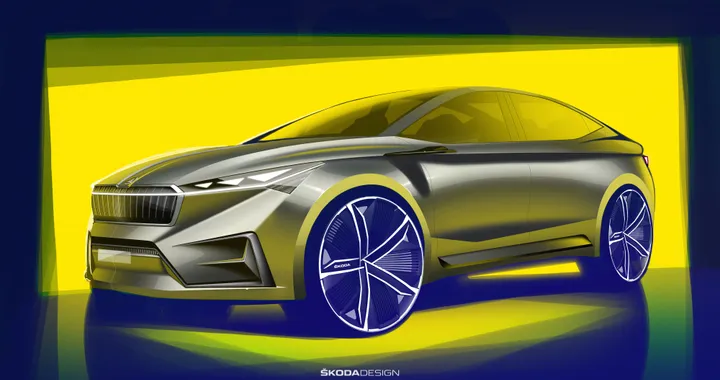 Skoda Vision iV: a Ginevra un concept SUV elettrico con design da coupé | Teaser