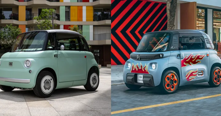 Fiat Topolino vs Citroen Ami, confronto tra quadricicli elettrici