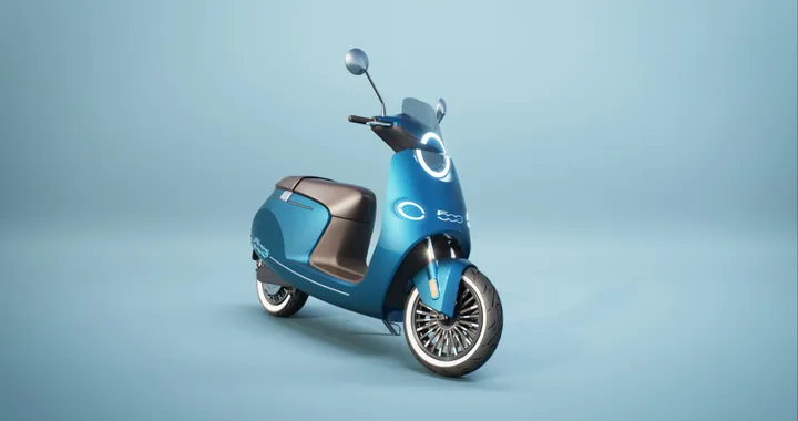 E-Moped 500, la FIAT 500 diventa uno scooter elettrico