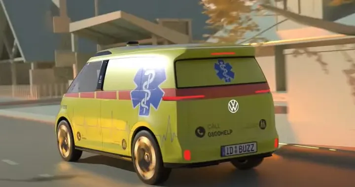 Volkswagen immagina un'ambulanza a guida autonoma sulla base dell'ID.Buzz