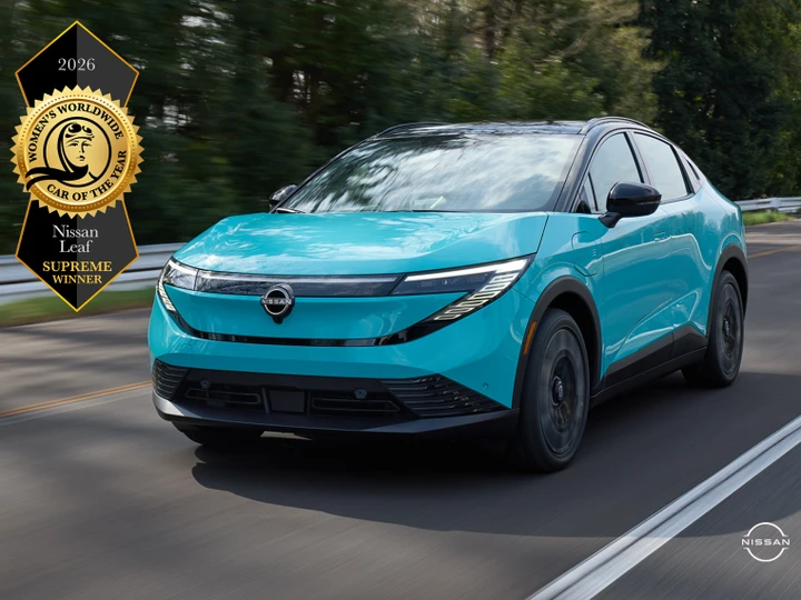 Women's Worldwide Car of the Year 2026: vince la Nissan Leaf