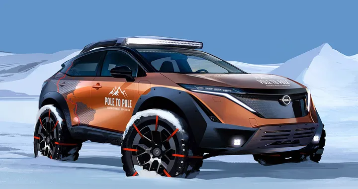 Dal Polo Nord al Polo Sud: Nissan Ariya parteciperà a una spedizione di 27 mila km