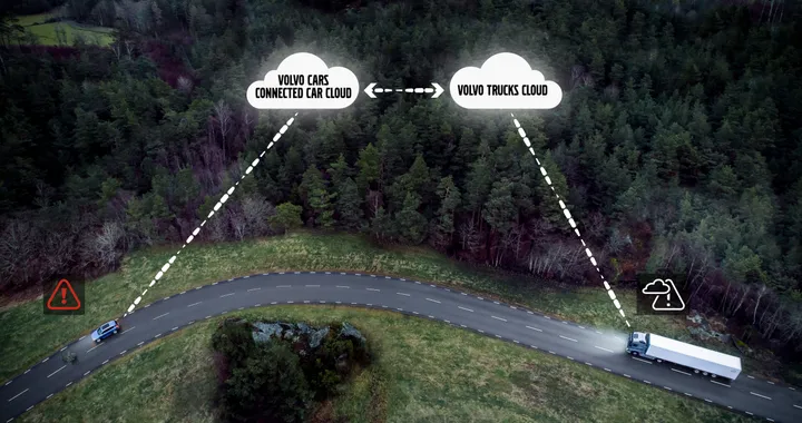 Volvo: auto e camion comunicano tra di loro con il cloud