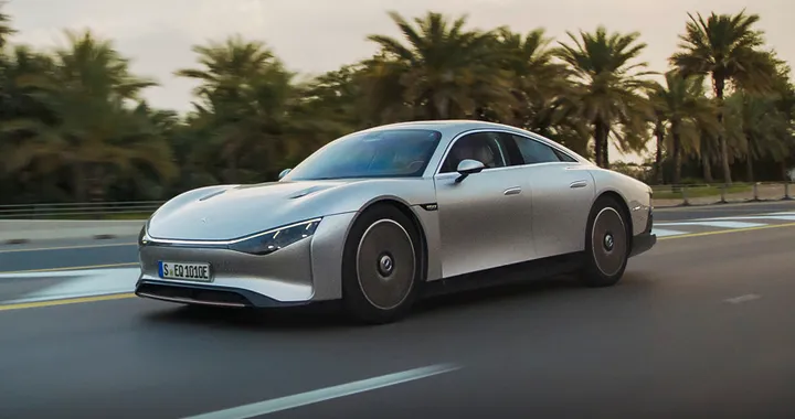 Mercedes VISION EQXX, nuovo test di efficienza per il concept elettrico