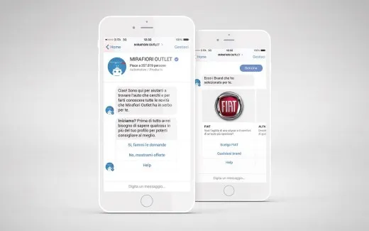 FCA: il primo BOT in Italia per la vendita di auto online