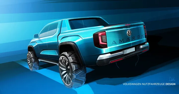 Volkswagen Amarok, nuovi teaser del pickup. Debutto nel 2022