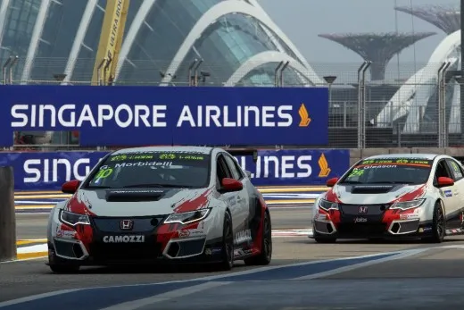 TCR Series: a Singapore solo un podio per Morbidelli