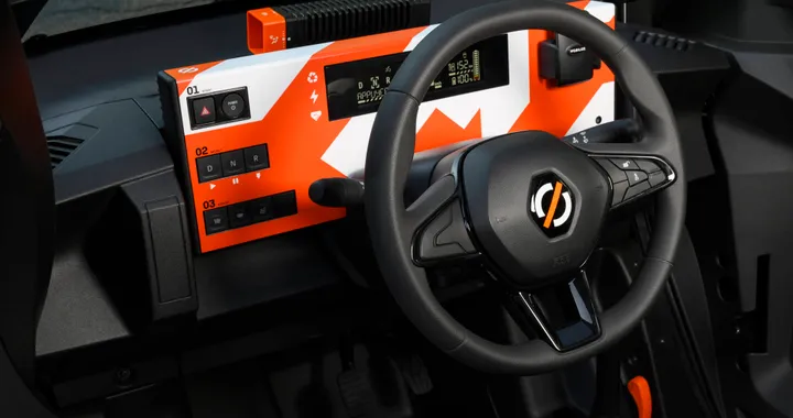 Mobilize Duo, gli interni del quadriciclo elettrico