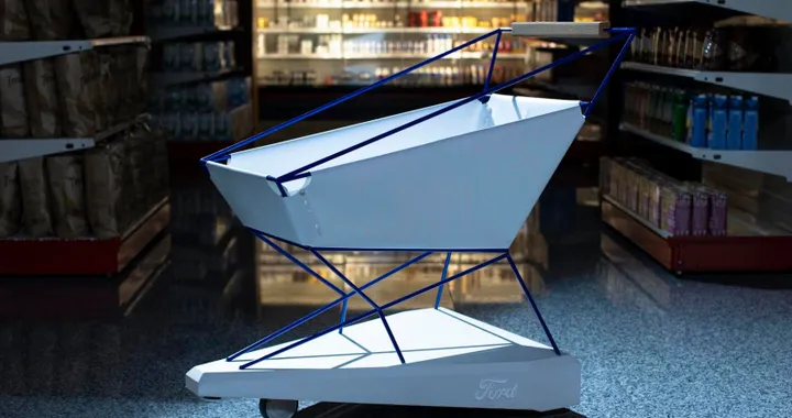 Ford: ecco il carrello della spesa con frenata automatica